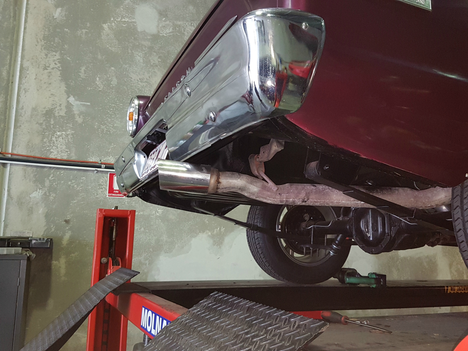 Ford Falcon 1965 Exhaust BEFORE Ford Falcon 1965 Exhaust BEFORE