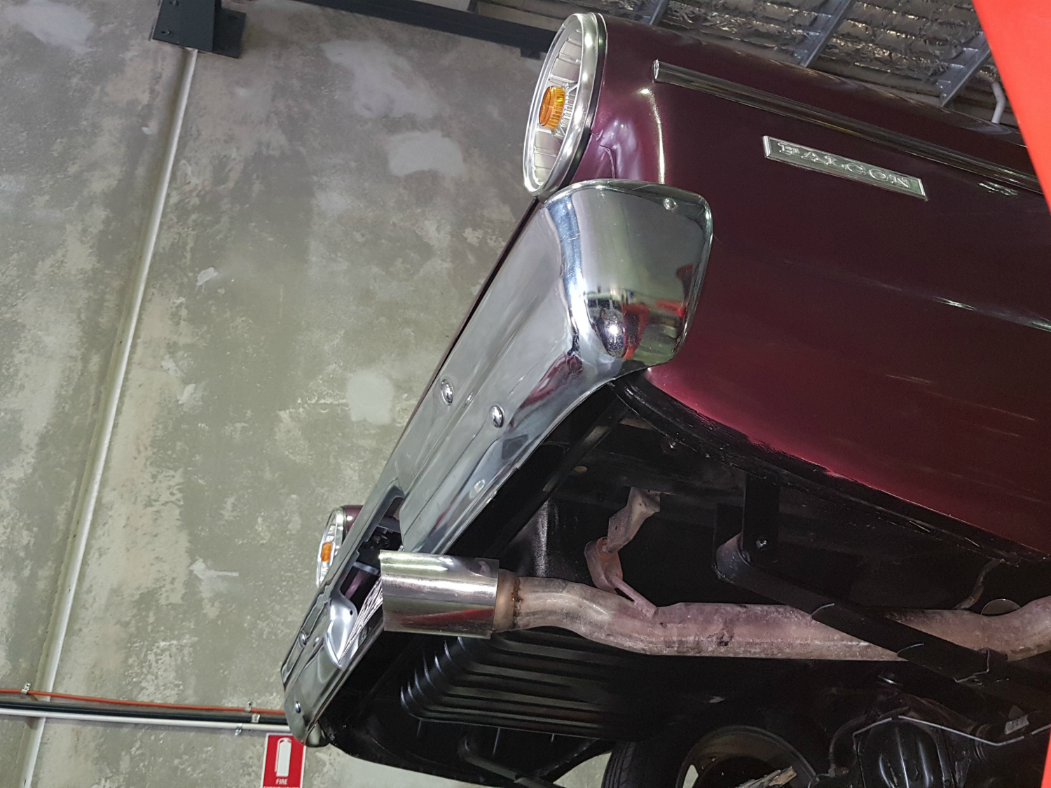 Ford Falcon 1965 Exhaust BEFORE Ford Falcon 1965 Exhaust BEFORE